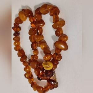 Genuine Soviet Baltic Amber Necklace